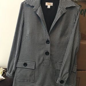 Houndstooth Shirt Dress